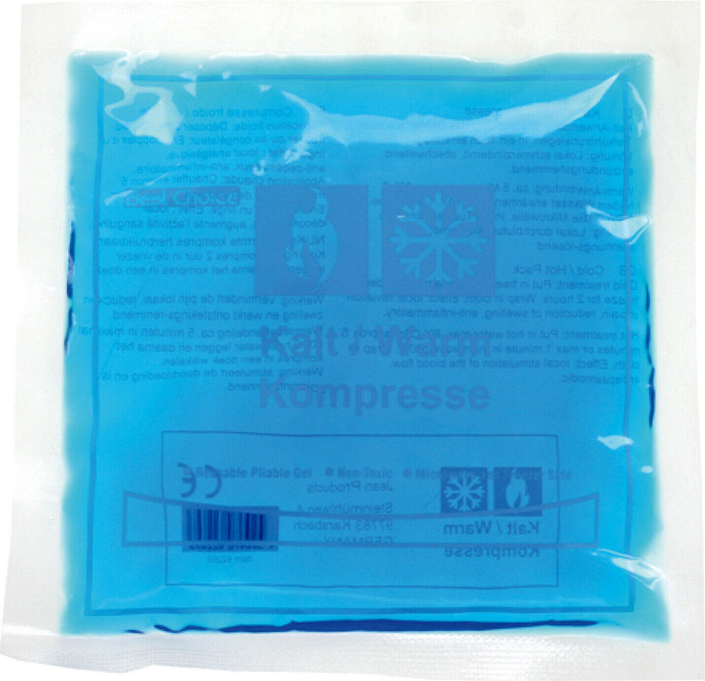 Gel-Kühlkissen Wärme-Kompresse Kalt Warm 6er Set Kühlpack Eispack Gelkissen