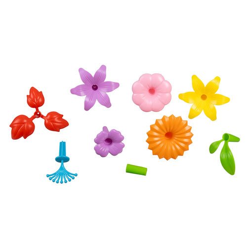 Blumen Garten Bausteine Set – 139 Teile Kreativspielzeug im Rollkoffer - Easy2sell - Deluxe