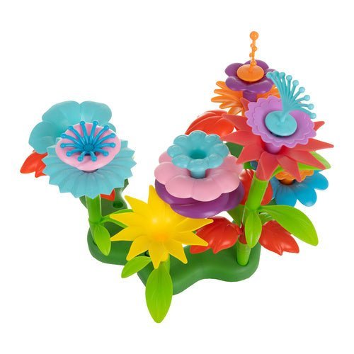 Blumen Garten Bausteine Set – 139 Teile Kreativspielzeug im Rollkoffer - Easy2sell - Deluxe