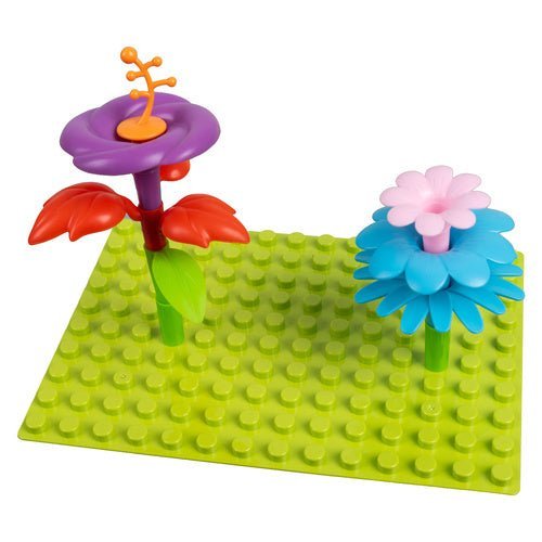 Blumen Garten Bausteine Set – 139 Teile Kreativspielzeug im Rollkoffer - Easy2sell - Deluxe