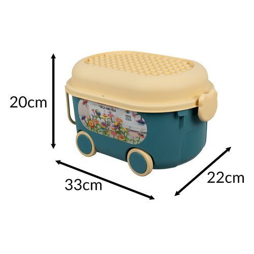 Blumen Garten Bausteine Set – 139 Teile Kreativspielzeug im Rollkoffer - Easy2sell - Deluxe