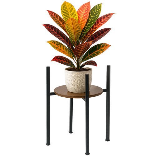 Blumenständer 41 cm mit praktischem Loft - Design, schwarz - Easy2sell - Deluxe