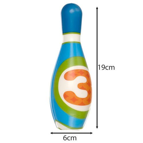 Bowling - Set für Kinder – 6 - teiliges Lernspiel aus PU - Schaum mit Zahlen - Easy2sell - Deluxe