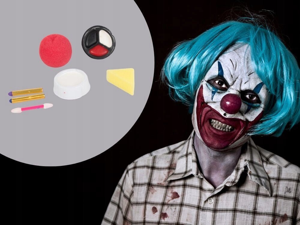 Clown Schminkset für Karneval - Easy2sell - Deluxe
