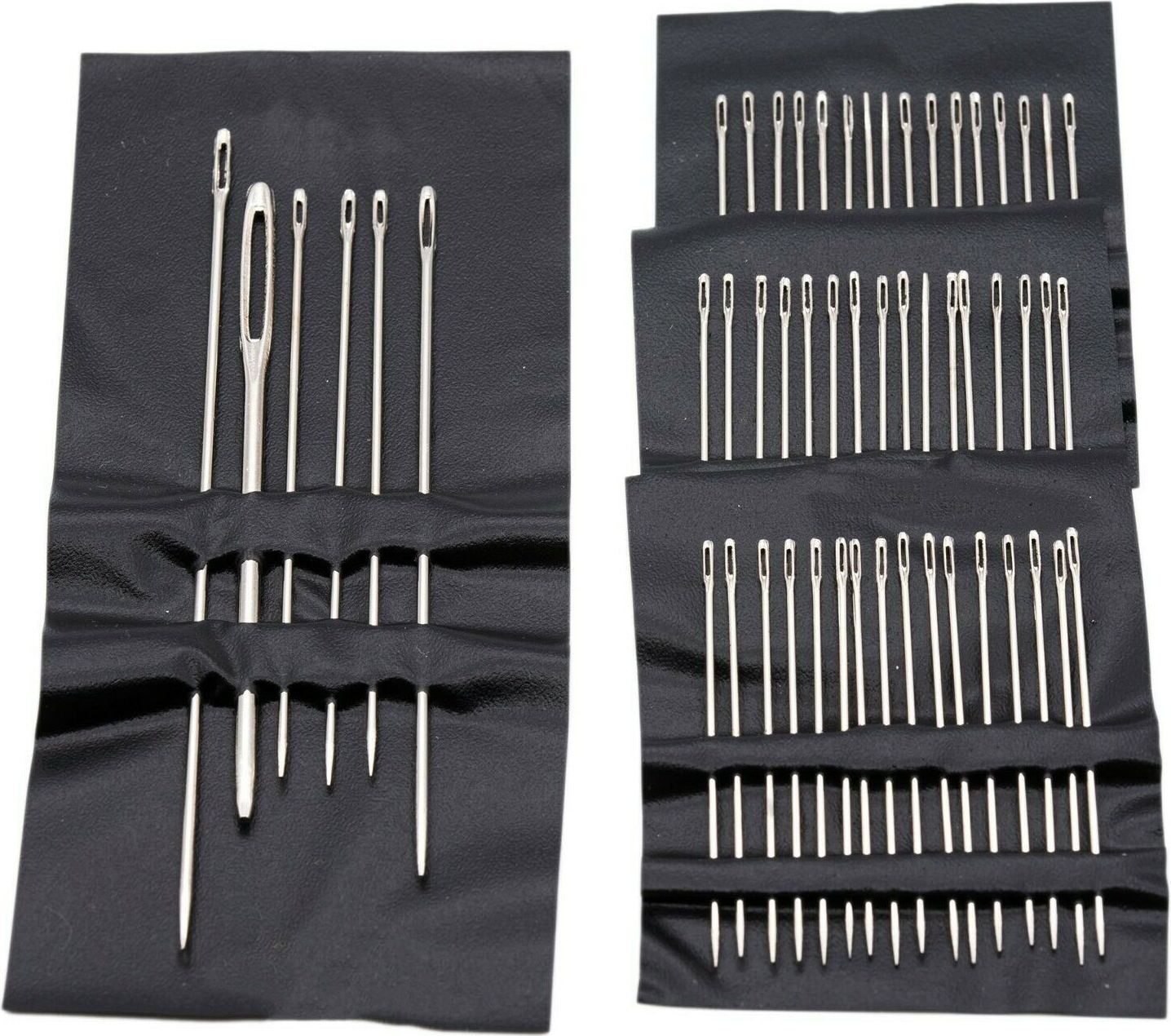 Nähnadeln Nadelset 55-teilig auf Karte Handnähnadeln sortiert Nadelkarte Set