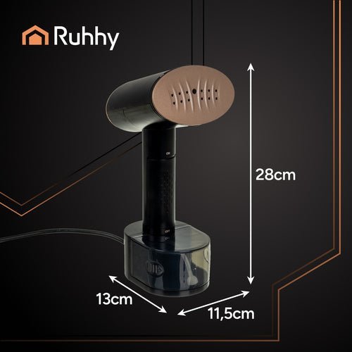 Dampfglätter 2000W mit Touchscreen – Handsteamer für Kleidung, Schwarz - Easy2sell - Deluxe