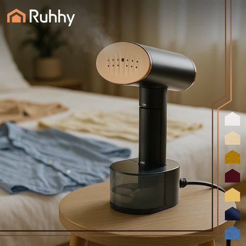 Dampfglätter 2000W mit Touchscreen – Handsteamer für Kleidung, Schwarz - Easy2sell - Deluxe