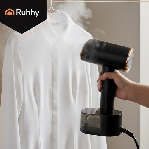Dampfglätter 2000W mit Touchscreen – Handsteamer für Kleidung, Schwarz - Easy2sell - Deluxe