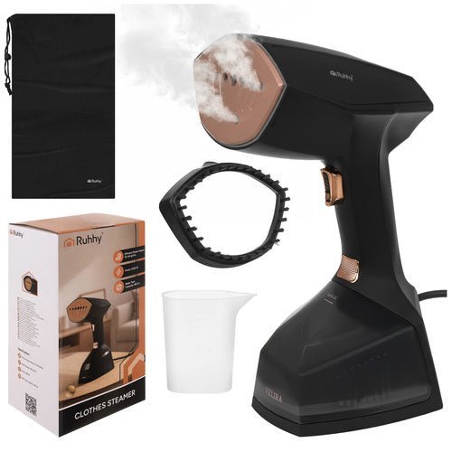 Dampfglätter 2000W Steamer für Kleidung – 360ml Wassertank, Schwarz - Easy2sell - Deluxe