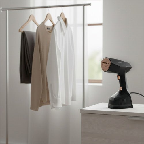 Dampfglätter 2000W Steamer für Kleidung – 360ml Wassertank, Schwarz - Easy2sell - Deluxe