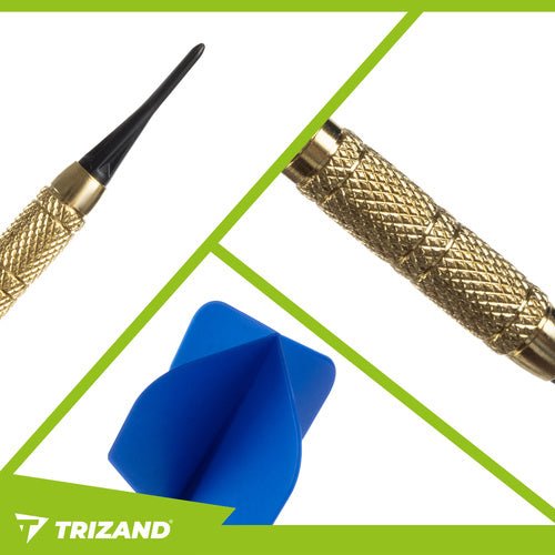 Darts - Set 12 - tlg. + Spitzen Trizand 26100 - Easy2sell - Deluxe