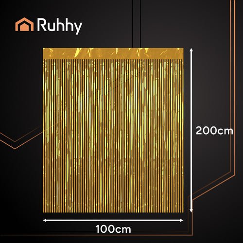Dekovorhang 2x1m gold Ruhhy 26173 - Easy2sell - Deluxe