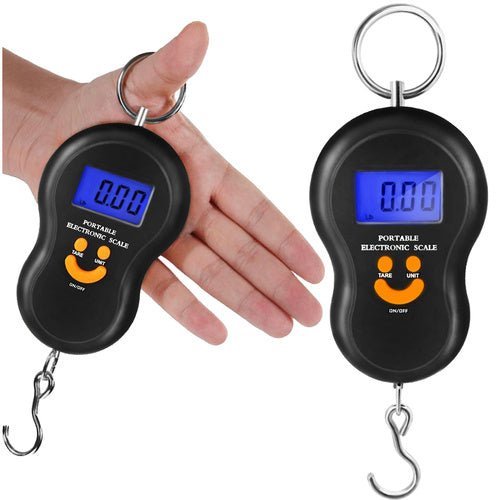 Digitale Kofferwaage bis 50kg – Präzise Hakenwaage für Gepäck und Angeln - Easy2sell - Deluxe