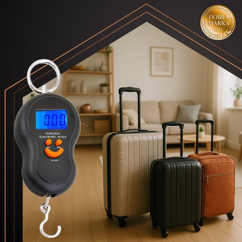 Digitale Kofferwaage bis 50kg – Präzise Hakenwaage für Gepäck und Angeln - Easy2sell - Deluxe