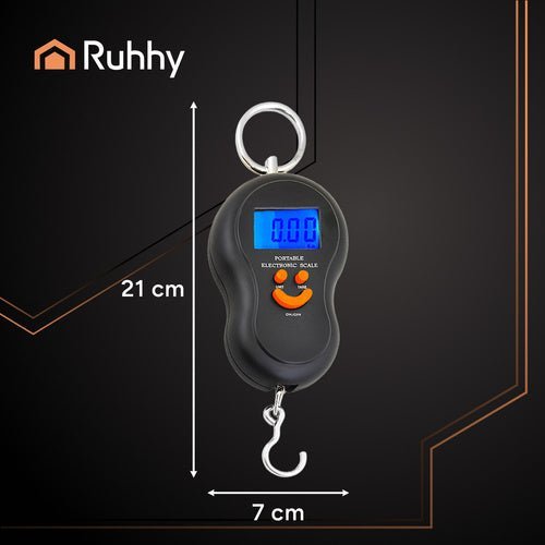 Digitale Kofferwaage bis 50kg – Präzise Hakenwaage für Gepäck und Angeln - Easy2sell - Deluxe