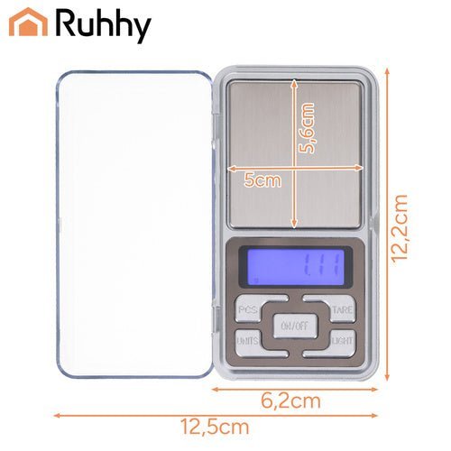 Digitale Taschenwaage 200g 0,01g Präzisionswaage für Küche und Labor - Easy2sell - Deluxe