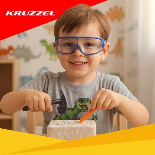 Dinosaurier Ausgrabungsset 6 - in - 1 Fossilien Lernset mit Werkzeug für Kinder - Easy2sell - Deluxe