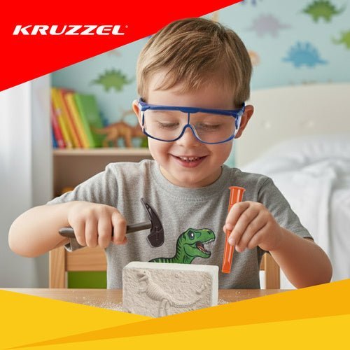 Dinosaurier Ausgrabungsset 6 - in - 1 Fossilien Lernset mit Werkzeug für Kinder - Easy2sell - Deluxe
