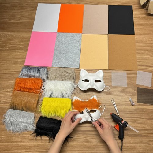 DIY Katzenmaske 6 Stück + Zubehör Maaleo 26570 - Easy2sell - Deluxe