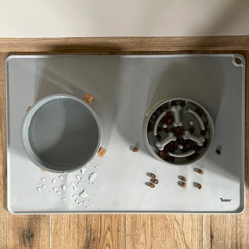 Doppel - Silikonmatte rutschfest für Schüsseln grau - Easy2sell - Deluxe