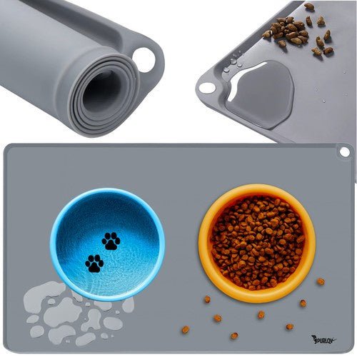 Doppel - Silikonmatte rutschfest für Schüsseln grau - Easy2sell - Deluxe