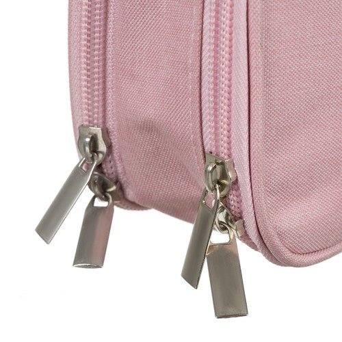 Doppelt faltbares Federmäppchen mit Stauraum – rosa - Easy2sell - Deluxe