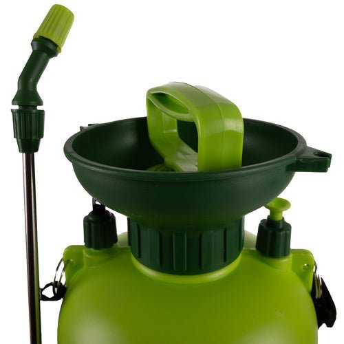 Drucksprüher 5L Gartenspritze mit 150cm Schlauch und Schultergurt, Grün - Easy2sell - Deluxe