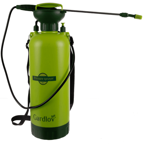 Drucksprüher 8L Gartenspritze mit 40cm Lanze und Schultergurt in Grün - Easy2sell - Deluxe