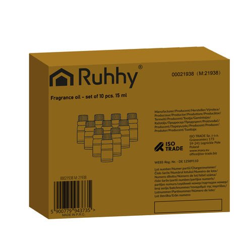 Duftöle Set für Diffusor und Luftbefeuchter – 10er Pack x 15 ml Öle - Easy2sell-Deluxe