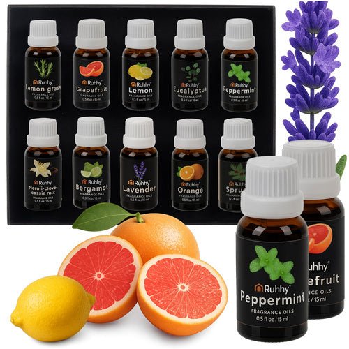 Duftöle Set für Diffusor und Luftbefeuchter – 10er Pack x 15 ml Öle - Easy2sell-Deluxe