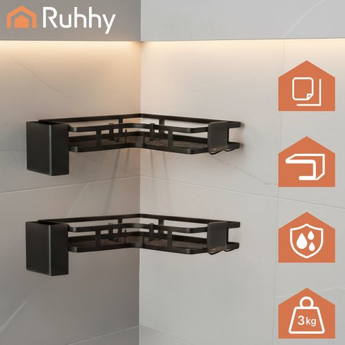 Eckregal fürs Badezimmer – 2er - Set Ruhhy 27092 - Easy2sell - Deluxe