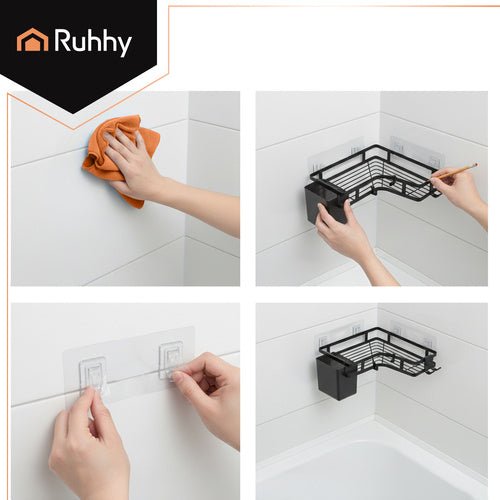 Eckregal fürs Badezimmer – 2er - Set Ruhhy 27092 - Easy2sell - Deluxe