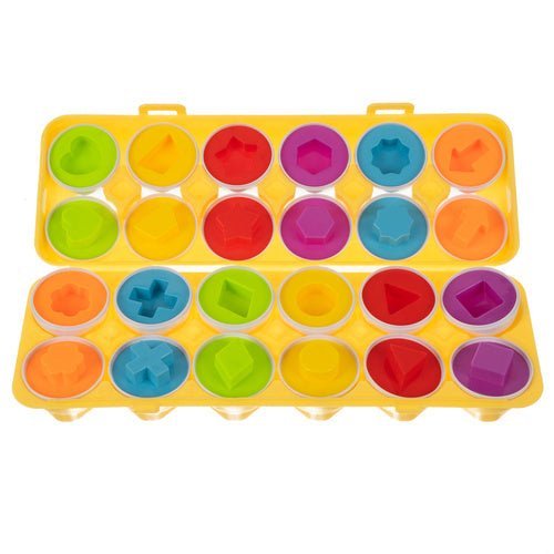 Eiersortierer Montessori Lernspielzeug – 12 - teiliges Puzzle für Kinder - Easy2sell - Deluxe