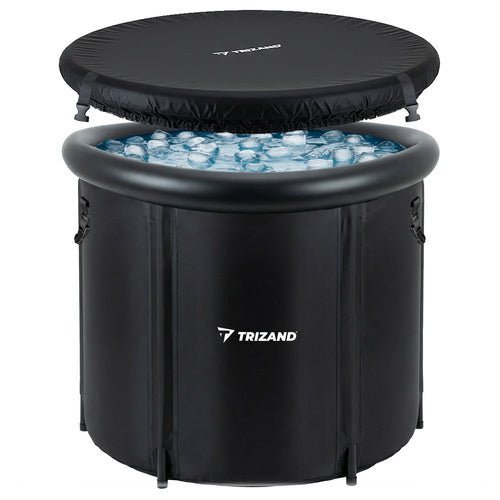 Eisbad Regenerationspool faltbar – 320L Winterbadewanne isoliert Grün - Easy2sell - Deluxe