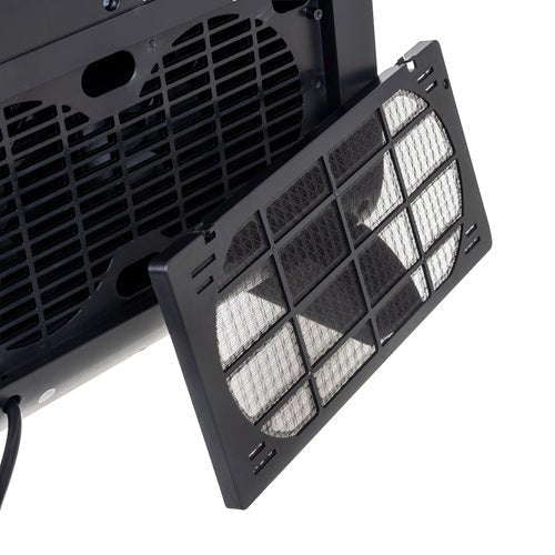 Elektroheizung mit Flammeneffekt – 2000W Keramik Heizlüfter, Schwarz - Easy2sell - Deluxe