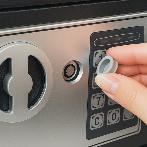 Elektronischer Safe – Heimtresor aus Stahl mit Zahlenschloss, Schwarz - Easy2sell - Deluxe
