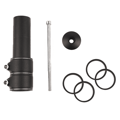Fahrrad Lenkerverlängerung Adapter 28,6mm – Höhenverstellbar Aluminium Schwarz - Easy2sell - Deluxe