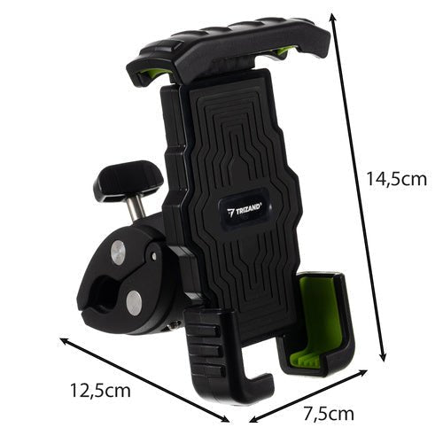 Fahrrad - Telefonhalterung mit 360° - Drehsperre, schwarz - Easy2sell - Deluxe