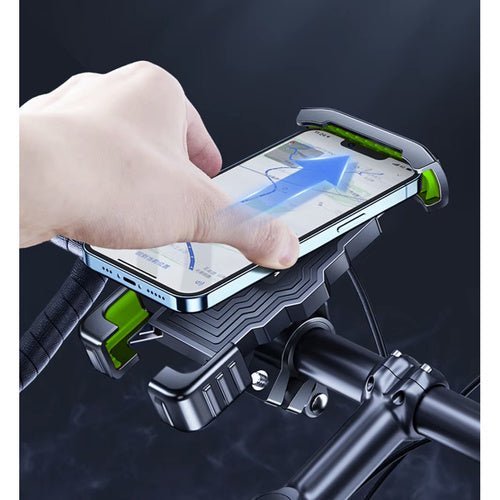 Fahrrad - Telefonhalterung mit 360° - Drehsperre, schwarz - Easy2sell - Deluxe