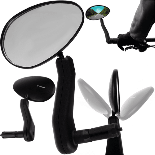 Fahrradspiegel Links – Bruchsicherer Rückspiegel Verstellbar Schwarz - Easy2sell - Deluxe