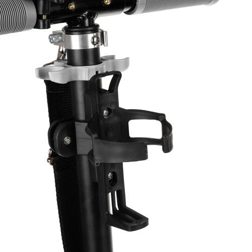 Faltbarer City - Scooter mit großem Räder, schwarz - grau - Easy2sell - Deluxe