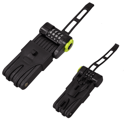 Faltbares Fahrradschloss mit starkem Codeschutz in Schwarz - Easy2sell - Deluxe