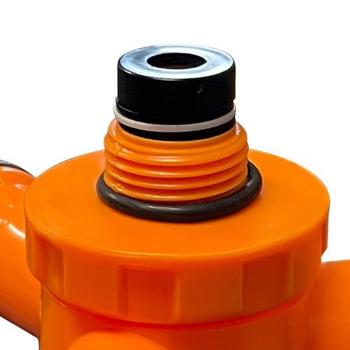 Gartenregner 360° Drehbar – 3 - Armiger Rasensprenger in Schwarz - Orange - Easy2sell - Deluxe
