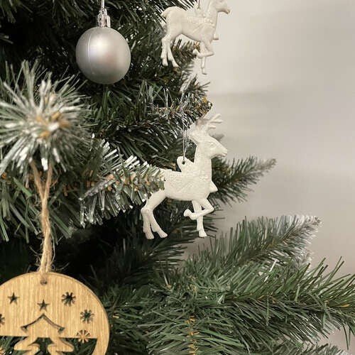 Glitzernde Rentier Weihnachtsanhänger Set - Easy2sell - Deluxe