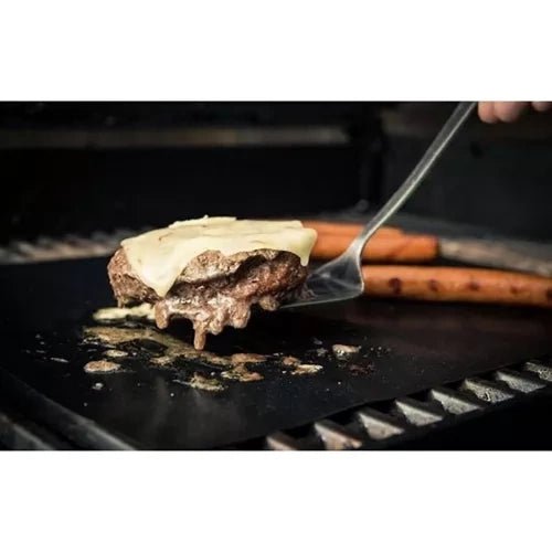 Grillmatten 3er Set Antihaftbeschichtet – 33x40cm Schwarz Glasfaser - Easy2sell - Deluxe
