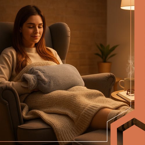 Gummi - Wärmflasche im Bezug 3,5L Ruhhy 26384 - Easy2sell - Deluxe