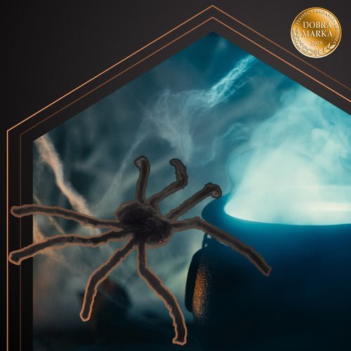 Haarige Spinne Halloween Deko – 50 cm Große Spinne mit Flexiblen Beinen - Easy2sell - Deluxe