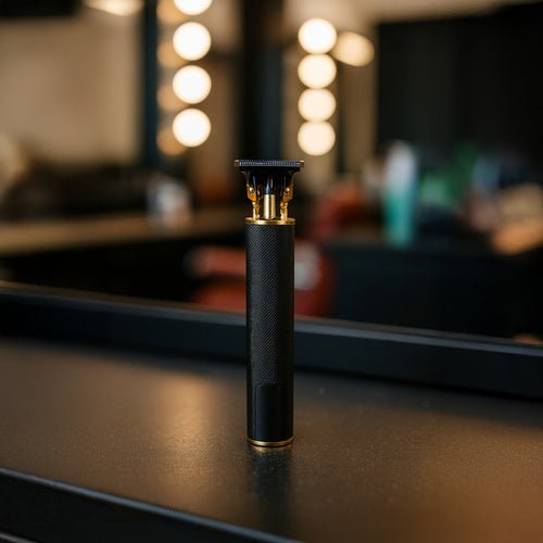 Haarschneider und Bartschneider – Profi Trimmer mit 6 Aufsätzen in Schwarz - Easy2sell - Deluxe