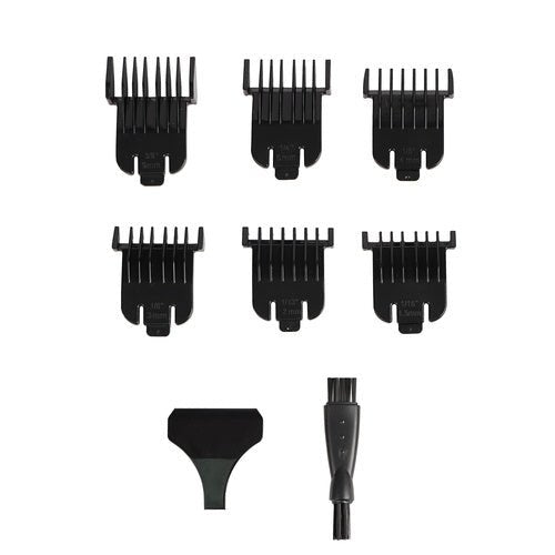 Haarschneider und Bartschneider – Profi Trimmer mit 6 Aufsätzen in Schwarz - Easy2sell - Deluxe