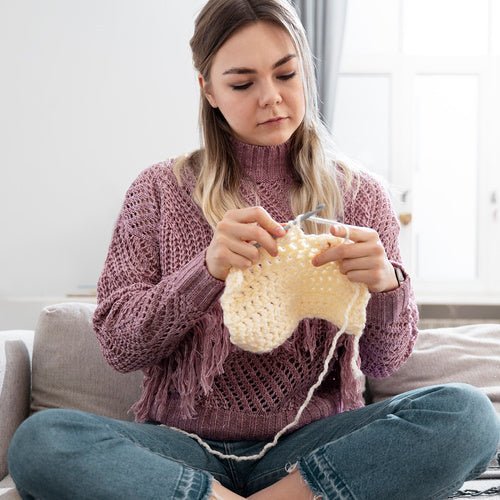 Häkelset für Anfänger – 69 - teiliges Set mit Etui, Garn und Nadeln - Easy2sell - Deluxe
